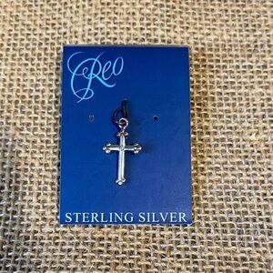 Sterling Silver Cross Charm